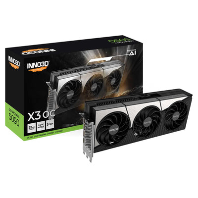 Inno3D RTX5090 X3 OC 32GB GDDR7 512bit 3xDP 1xHDMI DLSS4 Ekran Kartı