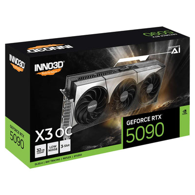 Inno3D RTX5090 X3 OC 32GB GDDR7 512bit 3xDP 1xHDMI DLSS4 Ekran Kartı
