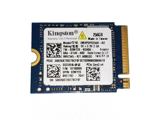 Kingston OM3PDP3256B-AD 256GB 22x30 M.2 NVMe SSD