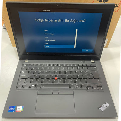 Lenovo T14s 20WN0003AU01 i7-1165G7 16GB 512SSD 14'' FullHD FreeDOS Taşınabilir Bilgisayar OUTLET