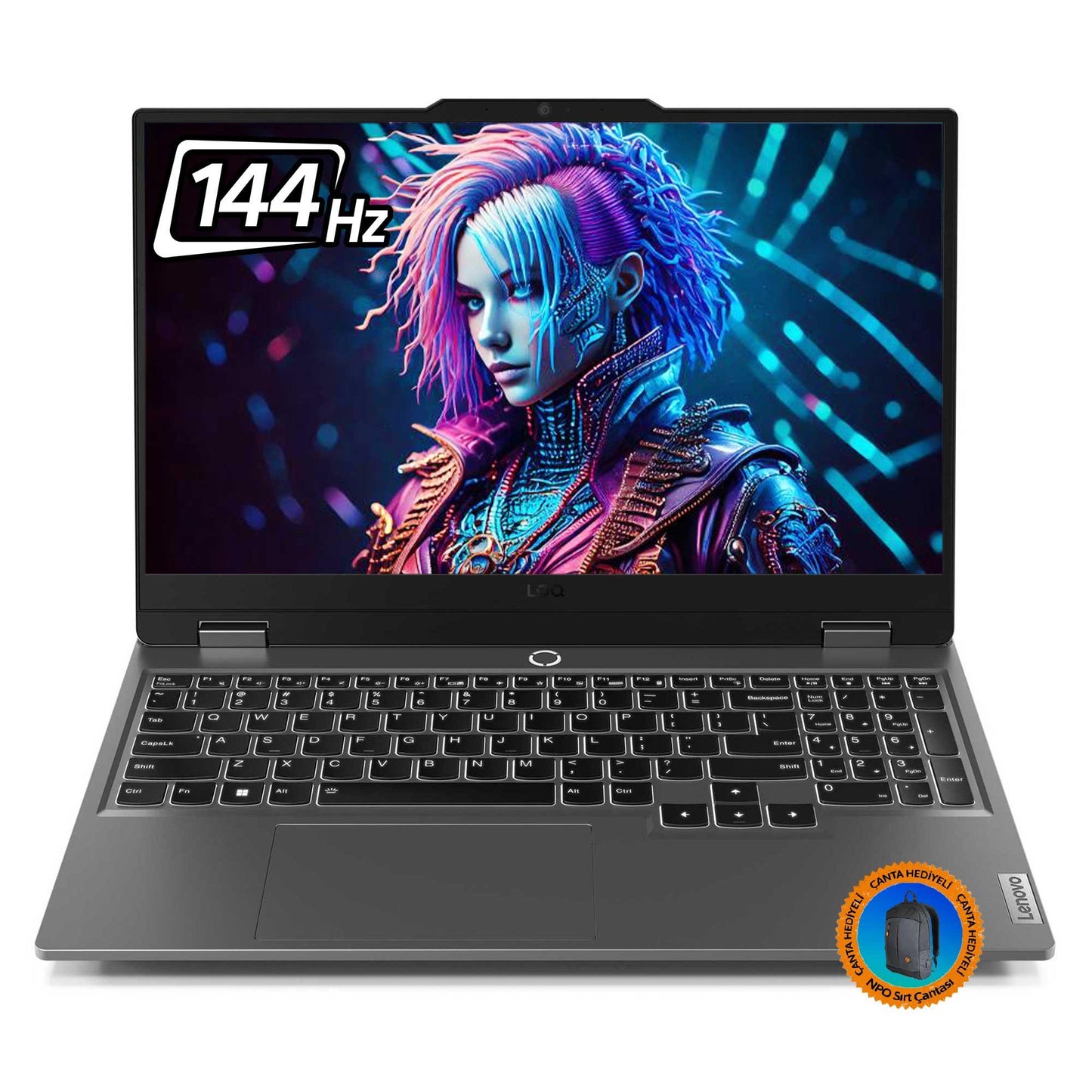 Lenovo LOQ 83GS00PCTR i5-12600HX RTX3050 15.6" FHD Dizüstü Bilgisayar