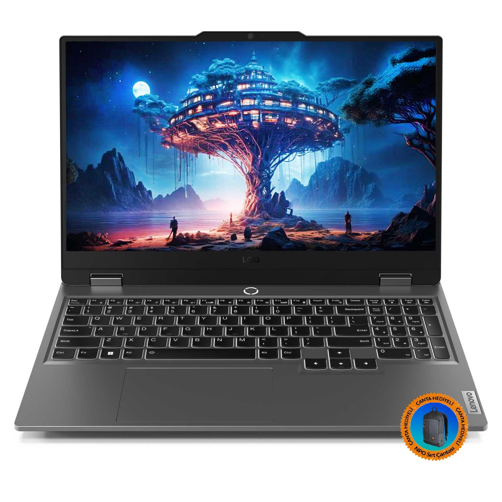 Lenovo LOQ 83JC000UTR Ryzen7 7435HS 512SSD RTX4060 15.6" FHD  Dizüstü Bilgisayar