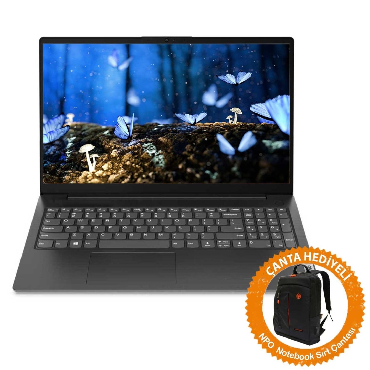 Lenovo V15 82YU00QKTX Ryzen5 7520U 15.6" FullHD Dizüstü Bilgisayar