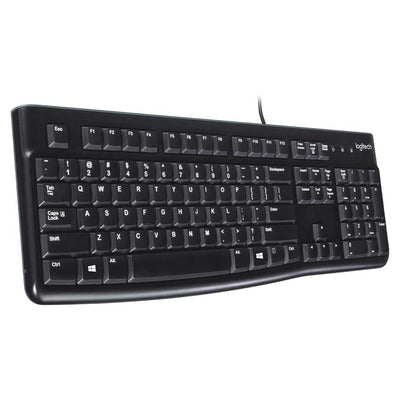 Logitech K120 Q Almanca Kablolu Klavye - Siyah