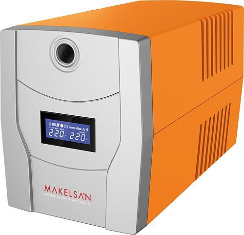 MAKELSAN LION 2200 VA LCD/USB (2x12V 9AH Akü) Line Interactive 4/8 Dk UPS