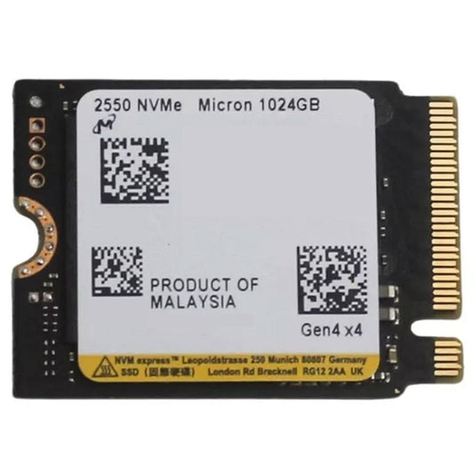 Micron 2550 1TB 22x30 M.2 NVMe SSD