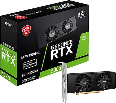 Msi Geforce Rtx3050 Lp E 6g Oc 6gb Gddr6 96bit 1xdp 2xdp Ekran Karti
