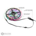 NPO 3m RGB Led Strip with Remote Control(5V/2A)