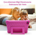 NPO 8" IPS Ekran 2GB 32GB Android 13.0 A133P 1.8GHz Antişok Çocuk Tableti, Kids Tablet Pembe RS407