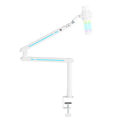 NPO STD191LW Elysium Profesyonel RGB Işıklı Amortisörlü Yayıncı Stüdyo Mikrofon Kolu