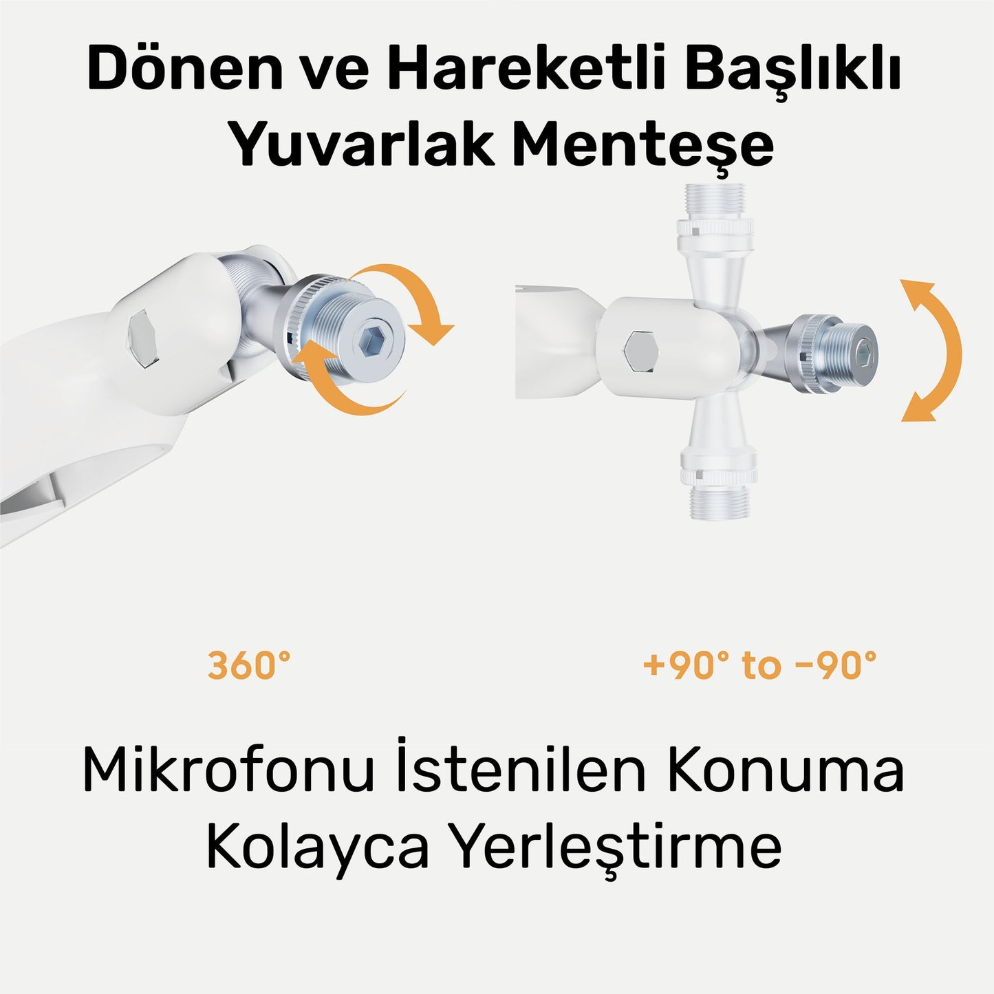 NPO STD191LW Elysium Profesyonel RGB Işıklı Amortisörlü Yayıncı Stüdyo Mikrofon Kolu