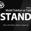 NPO STD20122S Alüminyum Ayarlanabilir Tablet ve Telefon Tutucu Stand Gümüş Gri