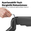 NPO STD46024E Airgrip 17"-32" Ergonomik 360° Amortisörlü VESA Çift Kol Monitör Tutucu