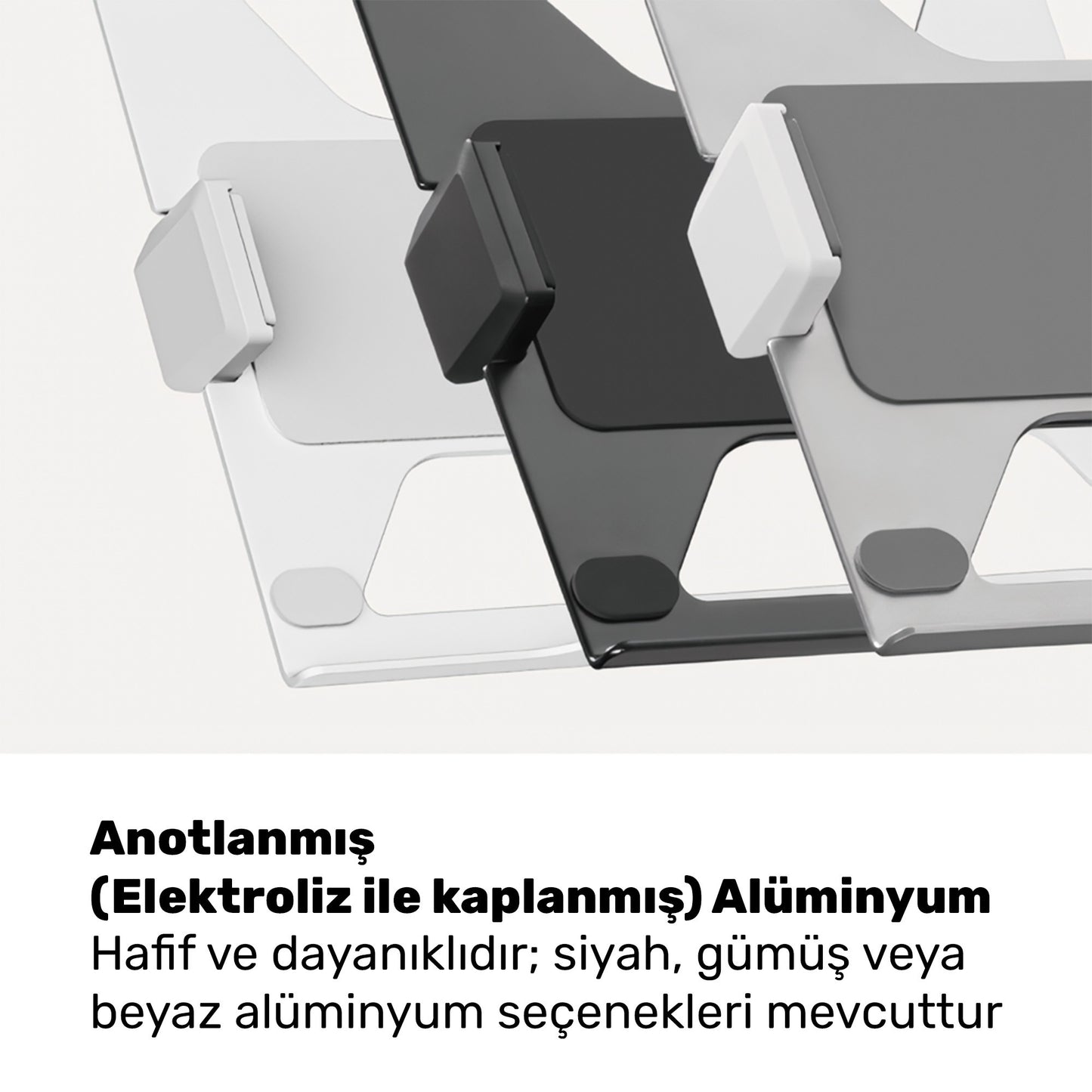 NPO STDNBH6 11.6"-17.3" Notebook/Laptop Tutucu Tepsi VESA 75x75 Uyumlu Monitör Kolu Aparatı