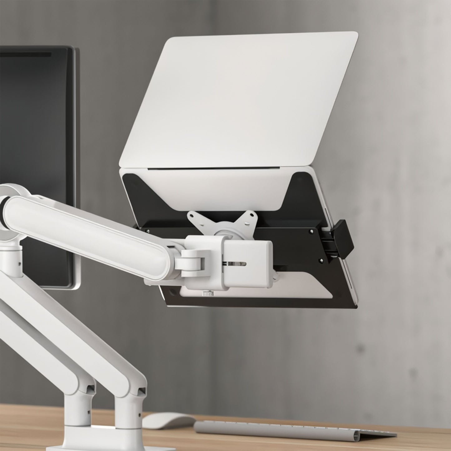 NPO STDNBH6 11.6"-17.3" Notebook/Laptop Tutucu Tepsi VESA 75x75 Uyumlu Monitör Kolu Aparatı