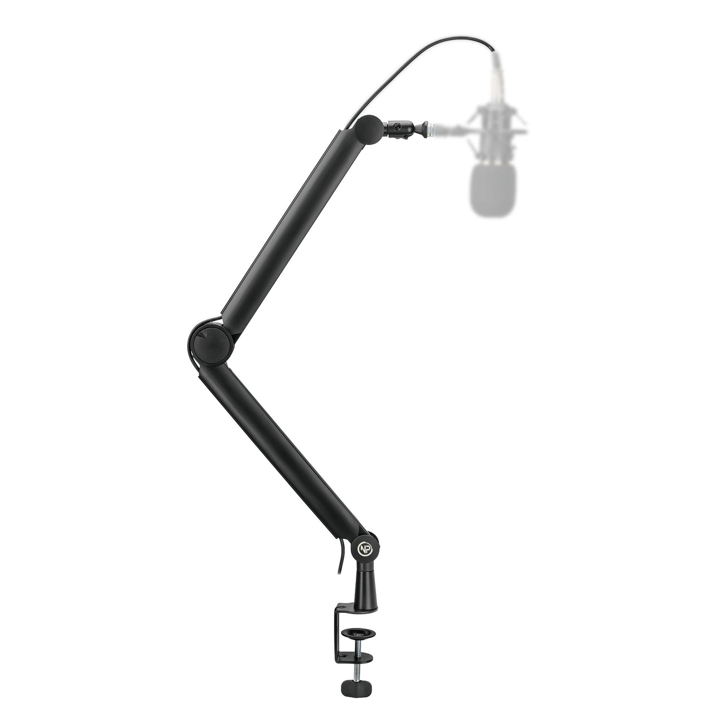 NPO STD131B Stüdyo Tasarım  Kablo Yönetimli  Amortisörlü Profesyonel Yayıncı Mikrofon Kolu