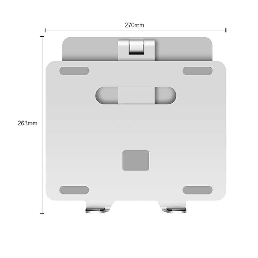 NPO STD6081S Açı Ayarlı Ergonomik Macbook Özel 11"-17" Masaüstü Notebook Stand Gümüş Gri