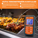 ThermoPro TP06B Çelik Proplu Dijital Profesyonel Gıda Pişirme Termometresi