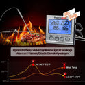 ThermoPro TP17 Alarmlı, Aydınlatmalı, Çift Çelik Problu ve Profesyonel Gıda Pişirme Termometresi