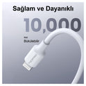 NPO UTL02 60W 20cm TPE USB to Lightning Hızlı Şarj ve Data Kablosu