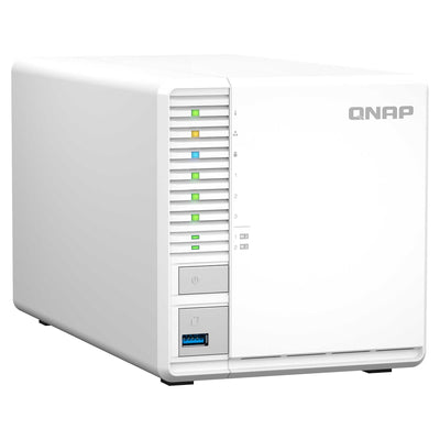 QNAP TS-364-8G 2xM.2 NVMe 3x3.5" SATA Desteği RAID(0) NAS Depolama Ünitesi