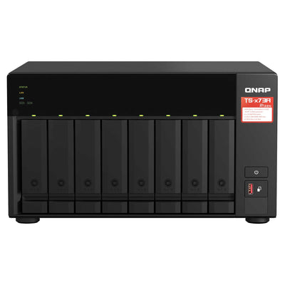 Qnap TS-873A-SW5T 8GB SATA Desteği RAID(0) NAS Depolama Ünitesi