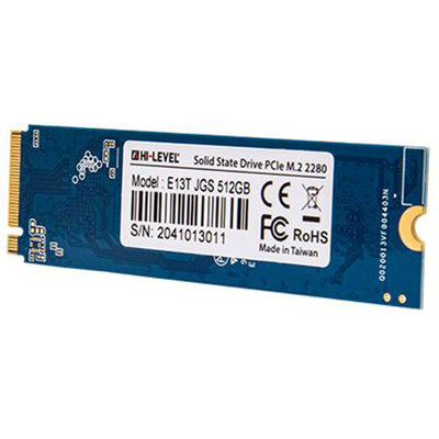 HI-LEVEL HLV-M2PCIeSSD2280/512G M.2 512GB (3300/3100MBs) PCIe + NVMe NVMe SSD Disk