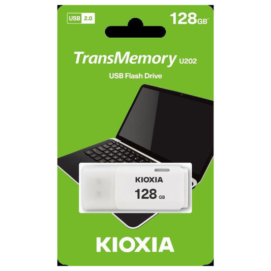 KIOXIA LU202W128GG4 128GB USB 2.0 Beyaz USB Bellek