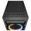 Rampage FUSION 650W 80+ BRONZE 4 Rainbow Fanlı Temperli Cam Panel ATX MID Tower Oyuncu Kasası