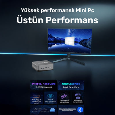RaXius MP AD16 i3 UHD13-315U i3-1315U Mini PC