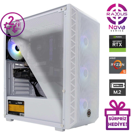 RaXius Nova G2 i7 3060-17F i7-11700F RTX3060 Gaming Masaüstü Bilgisayar