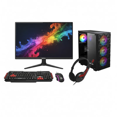 RaXius SunCom Gaming SG1-154-S Ryzen5 5500 RX580 Masaüstü Bilgisayar