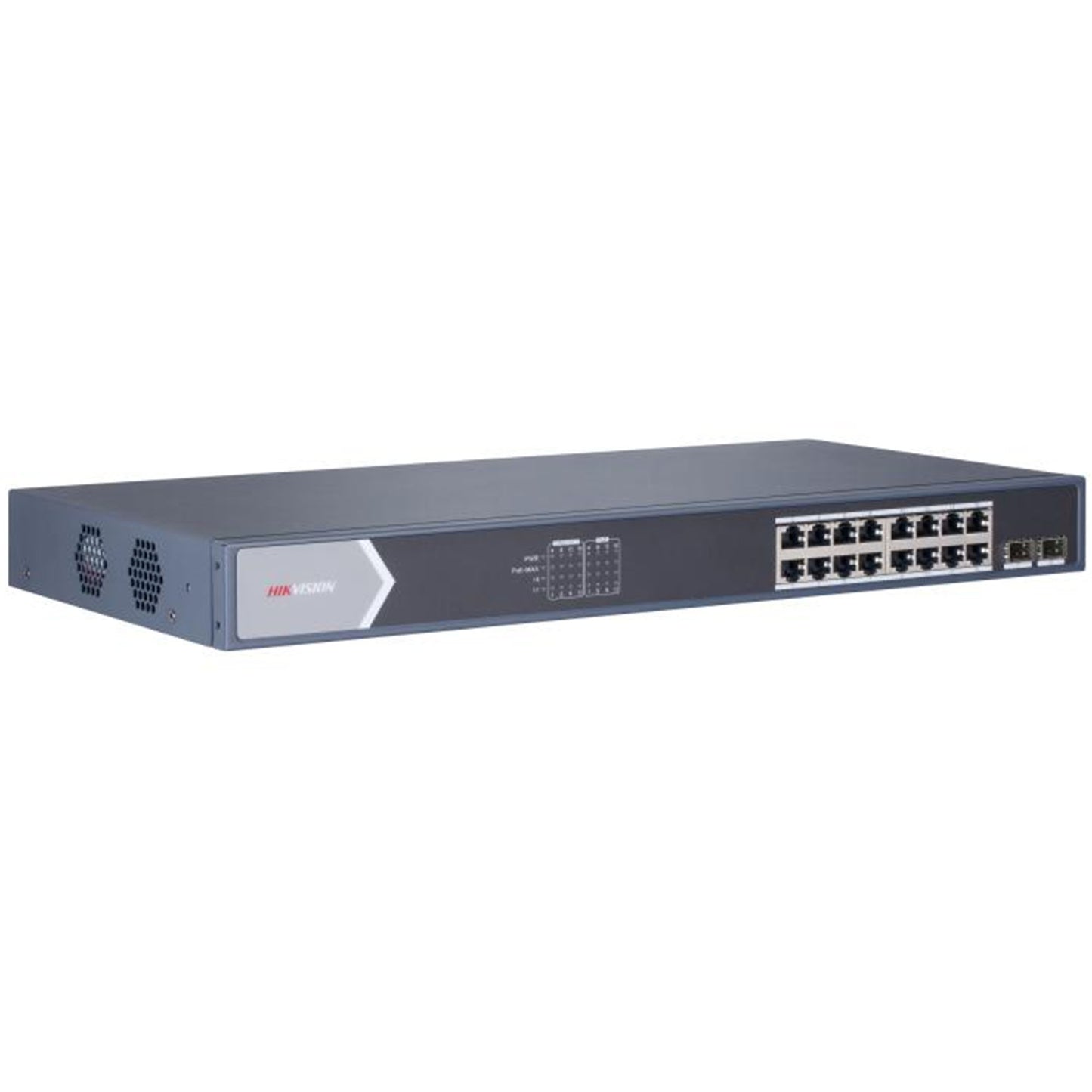 HIKVISION DS-3E0518P-E/M 18 Port 10/100/1000 Yönetilemez 2 SFP 16 PORT POE 125W Metal Kasa