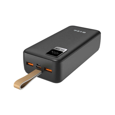 S-link G330 30000mAh QC3.0 PD20W LCD Şeffaf 18W Siyah Taşınabilir Powerbank