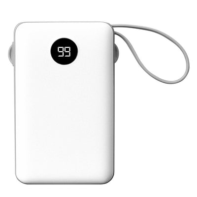S-link P102 10000mAh LCD Şeffaf 10W Beyaz Taşınabilir Powerbank