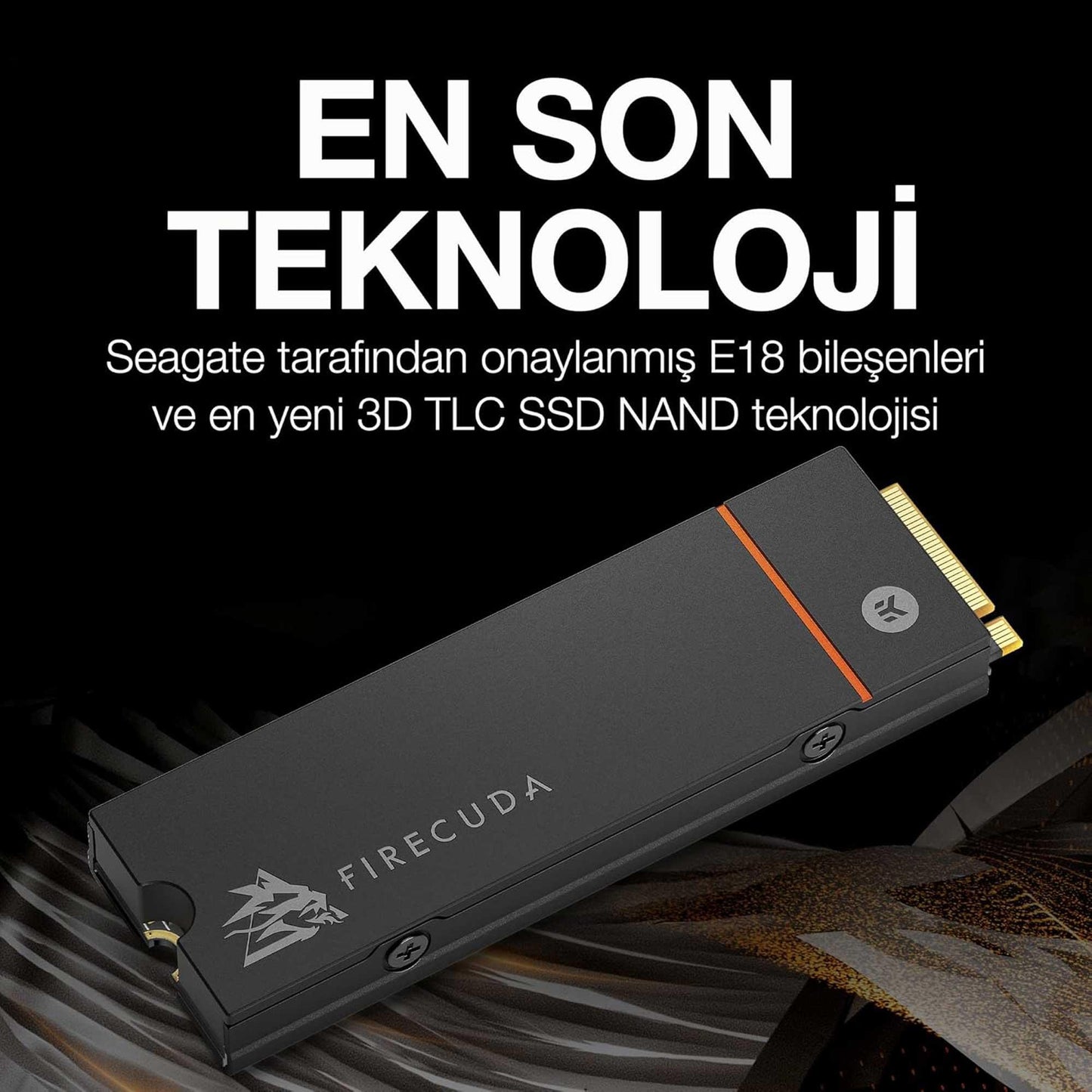Seagate FireCuda 530 ZP500GM3A023 500GB 7000/3000MB/s Soğutuculu Gen4x4 22x80 M.2 NVMe SSD