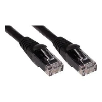 ODS 02R45R45C6UJ1B0.3A CAT6 UTP LSZH BAKIR 0.30 Metre Siyah Patch Cord