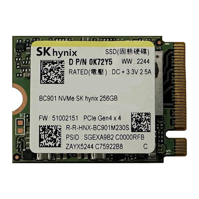 SK Hynix BC901 256GB 5000/3200MB/s Gen4x4 22x30 M.2 NVMe SSD