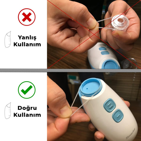 Smarbo X30 Taşınabilir, Elektrikli, Profesyonel, Ergonomik Bebek Burun Aspiratörü