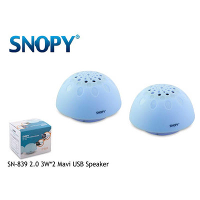 Snopy SN-839 Mavi USB Hoparlör