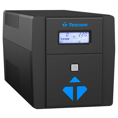 TESCOM LEO 1000VA 5/10 dk (2x12V 7AH Akü) Line Interactive UPS