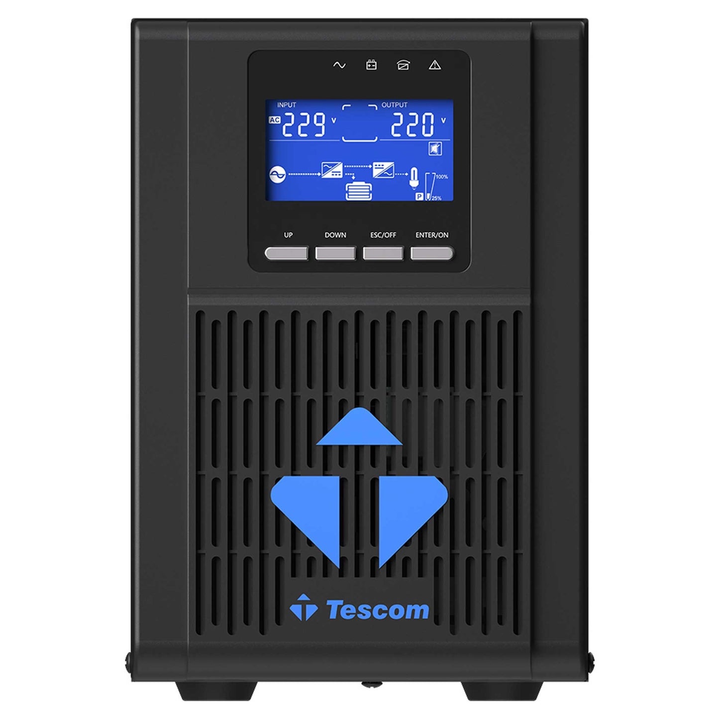 TESCOM NEOLINE 2 KVA 5-10 dk (4x12v 9AH Akü) Online UPS