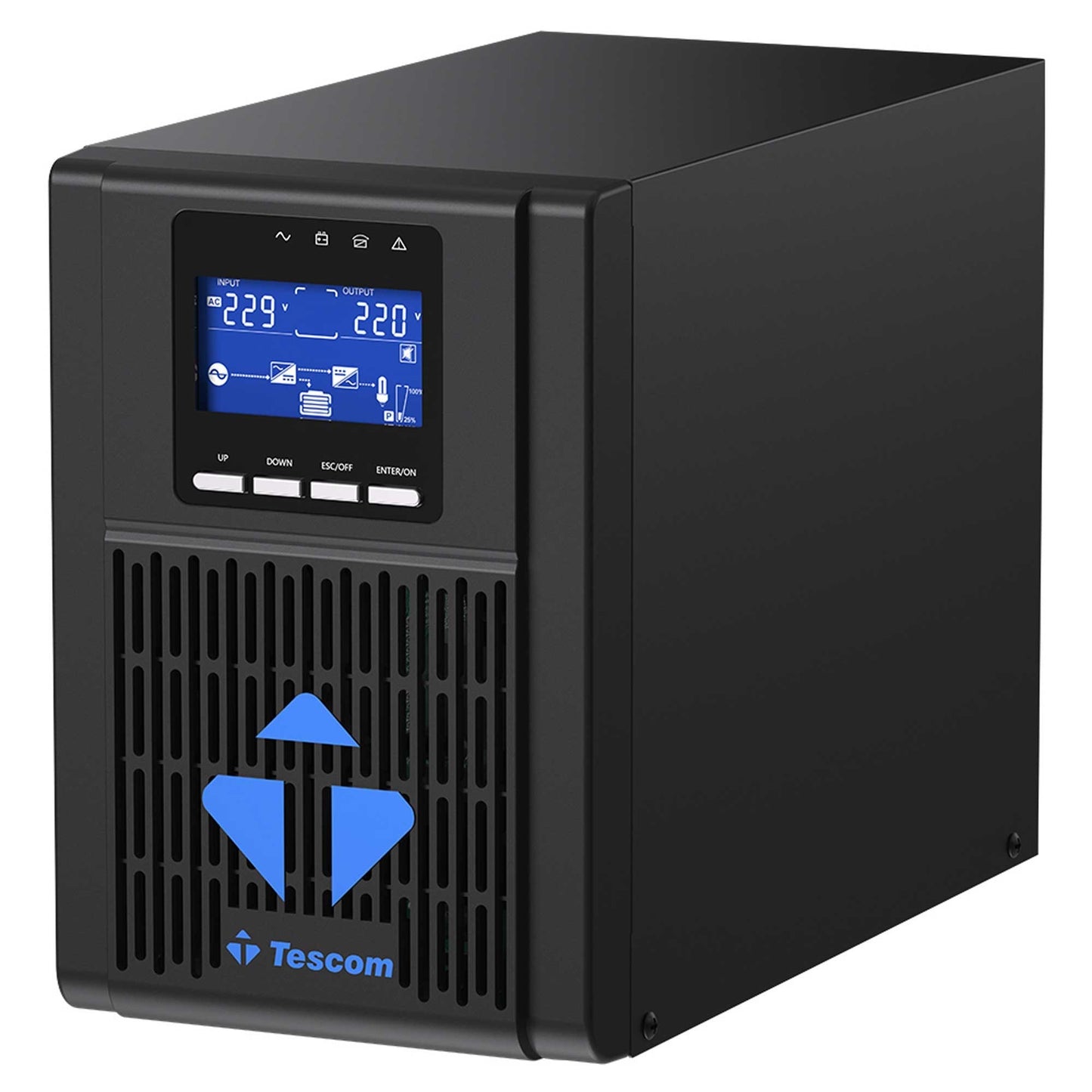 TESCOM NEOLINE 2 KVA 5-10 dk (4x12v 9AH Akü) Online UPS