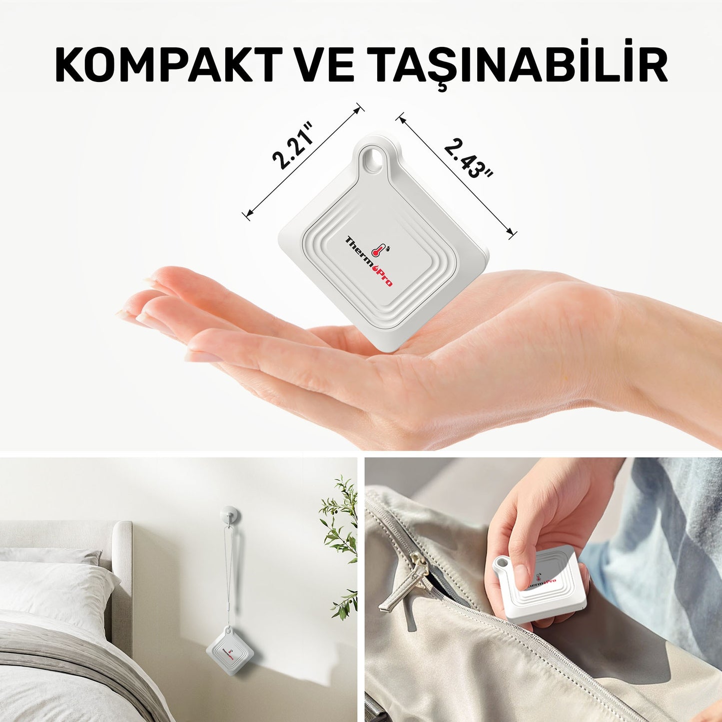 Thermopro TP351 Telefon Kontröllü 79m Menzilli Indoor Termometre