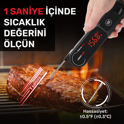 Thermopro TP622 Daldırma/Saplama Izgara/Barbekü/Mangal Et Gıda ölçme Pişirme Termometresi