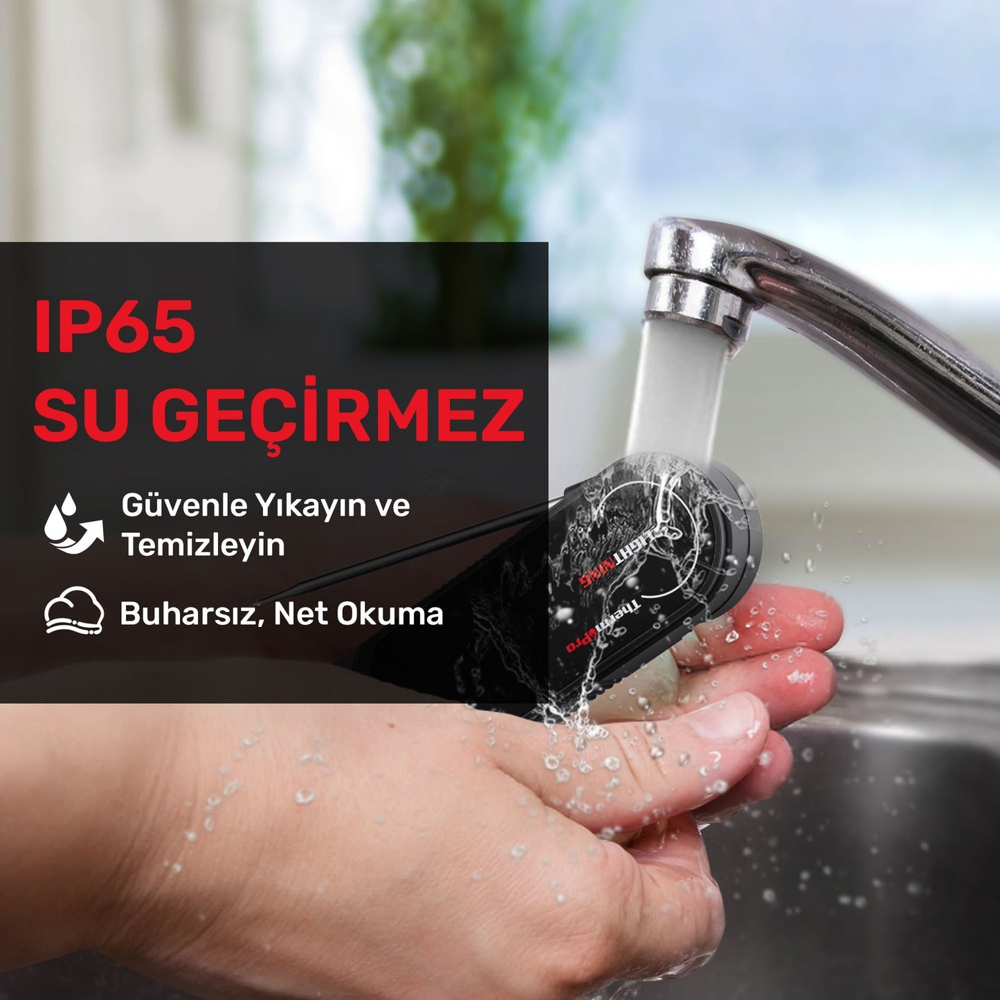 Thermopro TP622 Daldırma/Saplama Izgara/Barbekü/Mangal Et Gıda ölçme Pişirme Termometresi