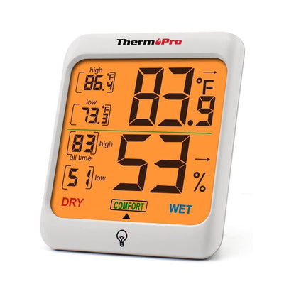 ThermoPro TP53 Termometre İç Mekan Dijital Isı ve Nem Ölçer