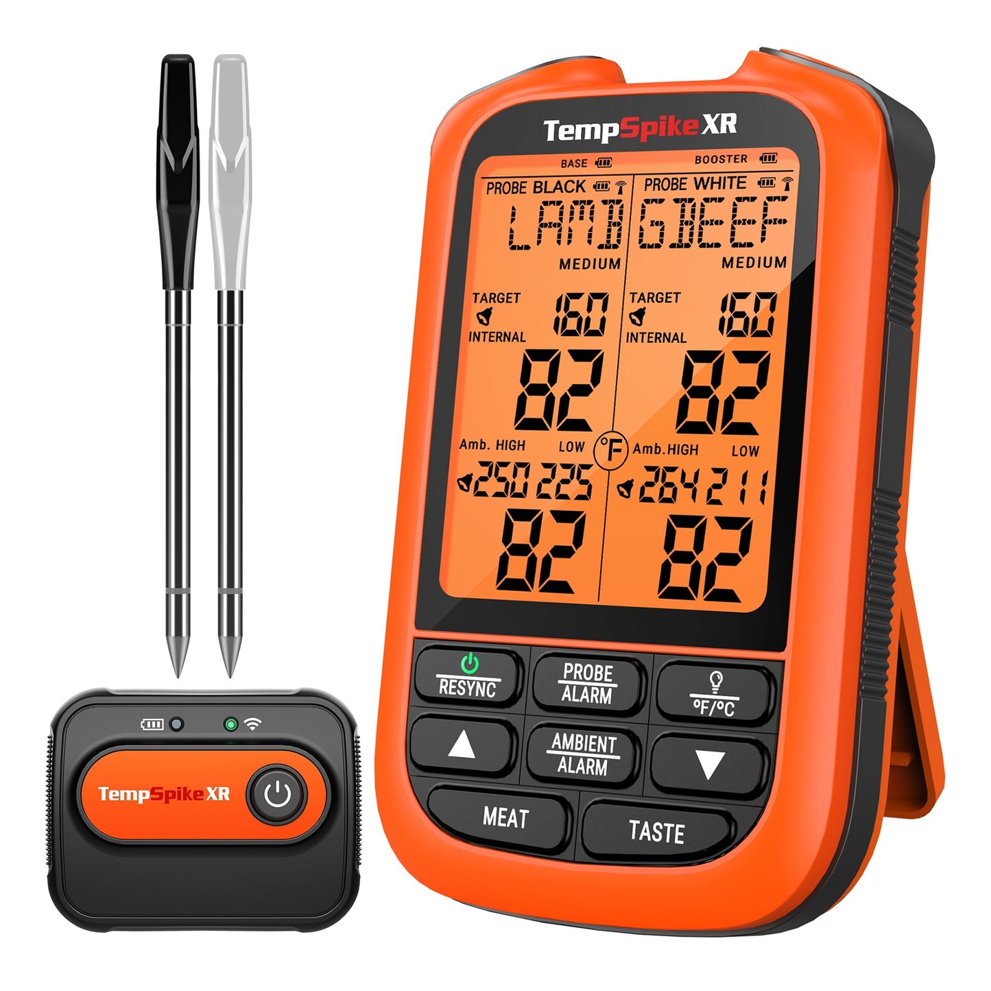 ThermoPro TP863B 2Problu Zamanlayıcılı 610m Kablosuz Barbekü/Mangal Profesyonel PişirmeTermometresi