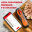 Thermopro TP970 Şarjlı 182m Kablosuz Alarmlı 1Problu Telefon Kontrollü Profesyonel Gıda Termometresi