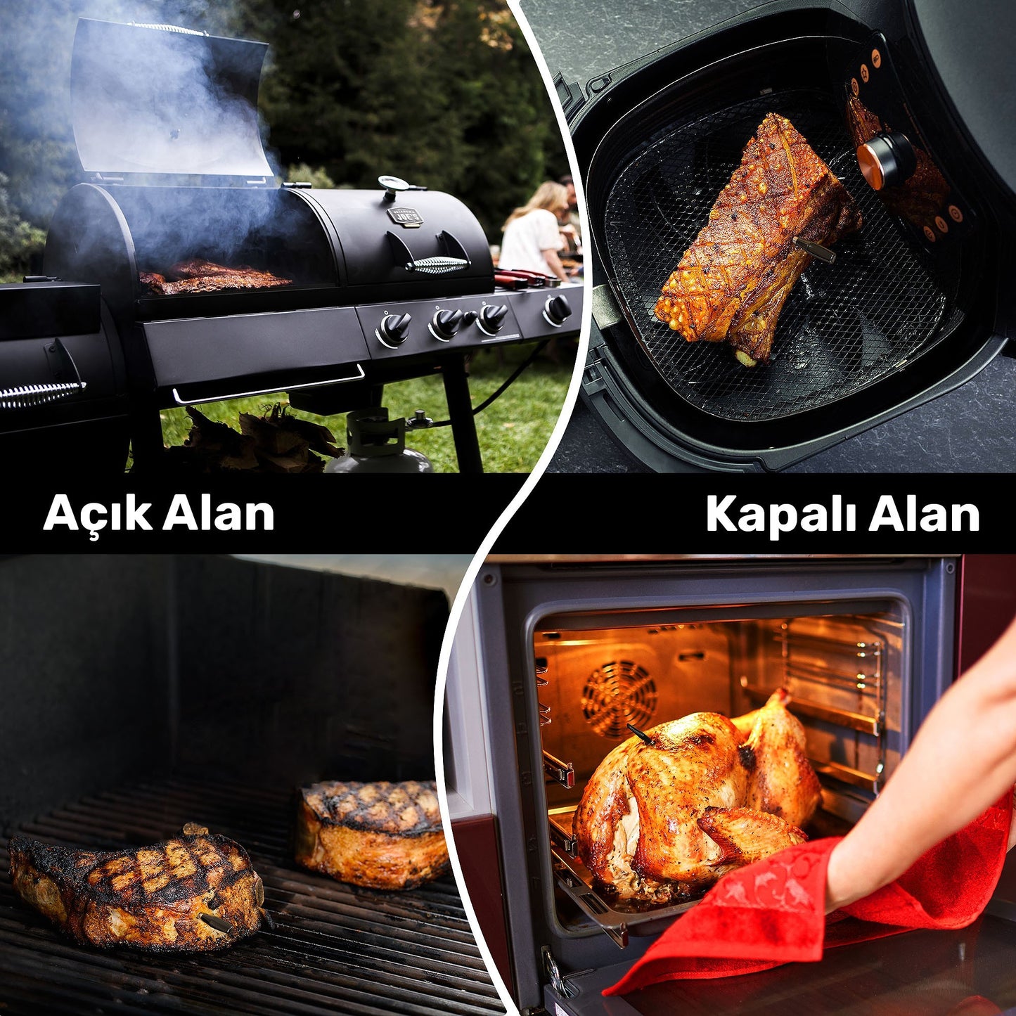 Thermopro TP970 Şarjlı 182m Kablosuz Alarmlı 1Problu Telefon Kontrollü Profesyonel Gıda Termometresi